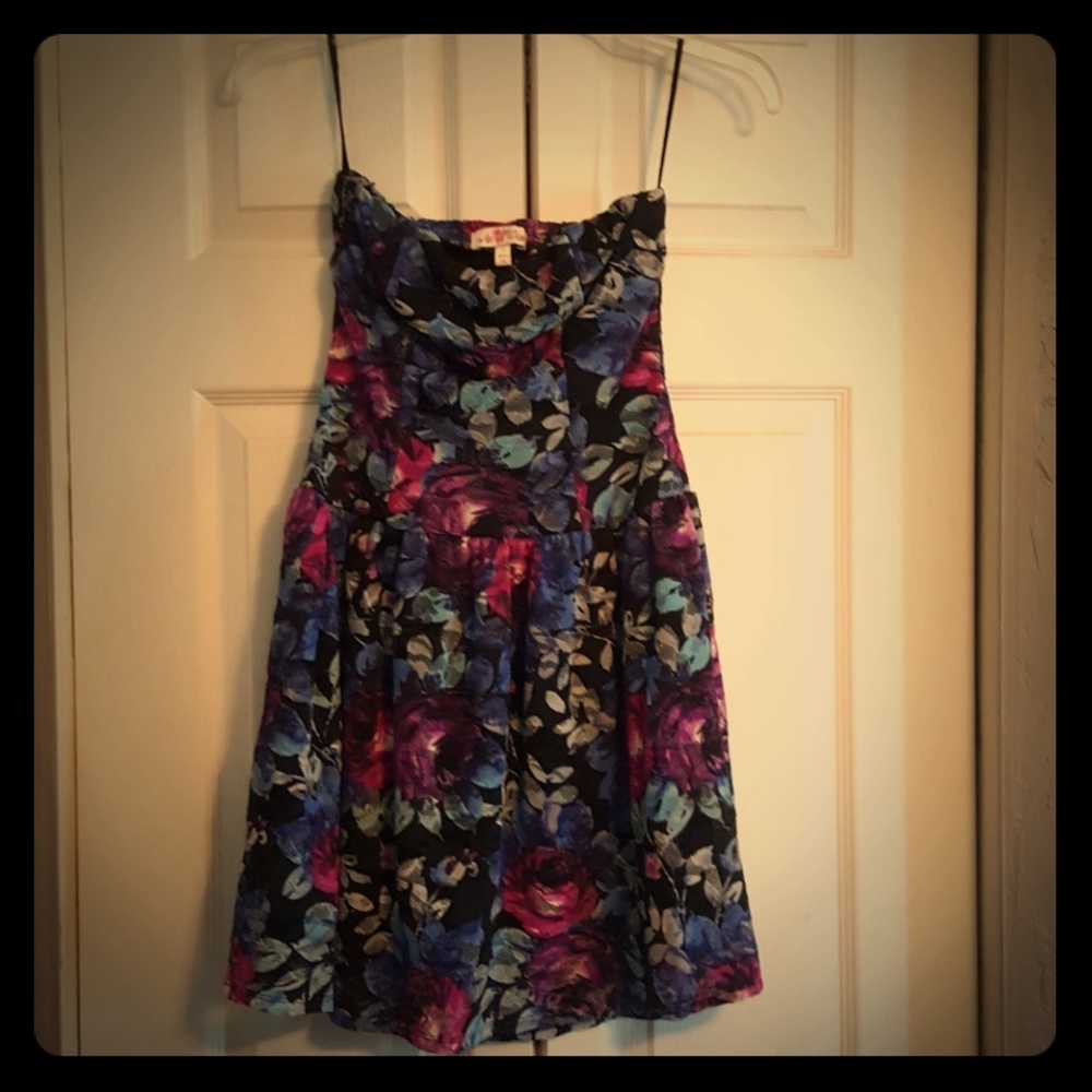 Strapless Lace Dress